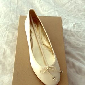 J. Crew Satin and Crystal Ballet Flats